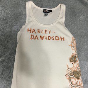 Harley Davidson Women's Cream Tank Top  XL
